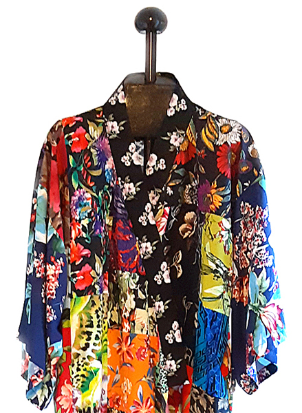 Colourful Patchwork Kimono Kimono